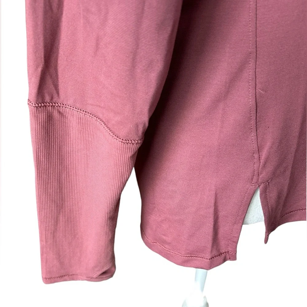 The North Face Women’s Dawndream Loose Fit Long Sleeved Top in Wild Ginger